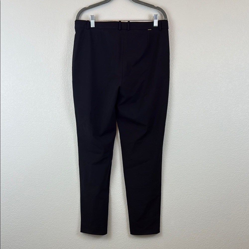 Hugo Boss Tiluna Wool Cropped Sleek Black Trousers Size 6 - Picture 7 of 15